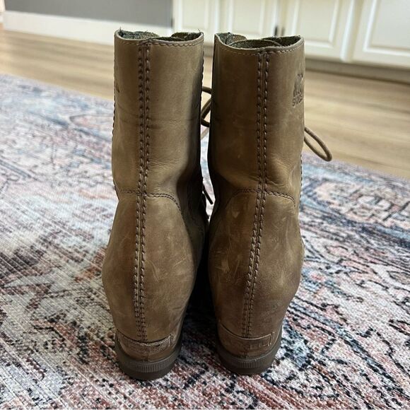 Sorel Joan of Arctic Wedge II Boots in Ash Brown Size 10 NL3018-240 - Picture 4 of 11